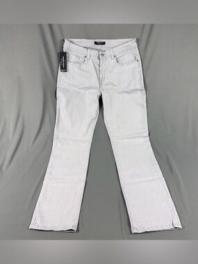 Fidelity Slim Straight Jeans in Light Gray